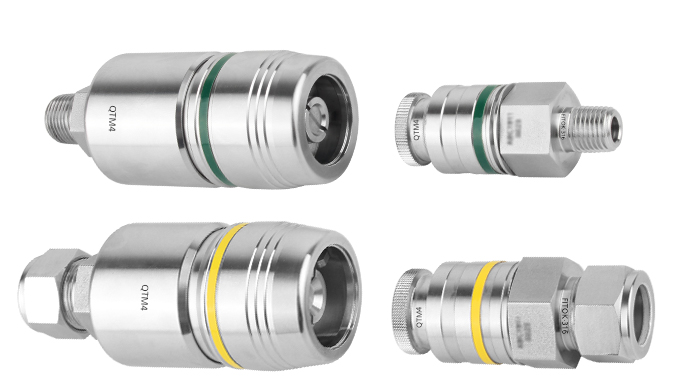 图 2 带键 QTM 快速接头